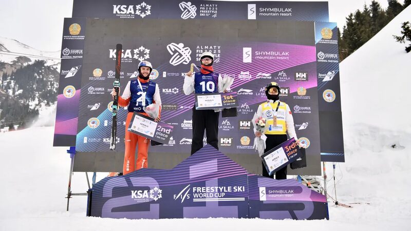 Bước nhảy táo bạo của Vương Tân Địch giành HCV World Cup ở Almaty