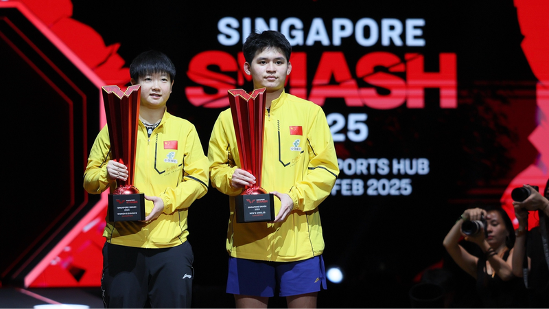 N5MF00CYRPYQYSNS6569 - Thế Giới Trong Tầm Tay Sun Yingsha & Lin Shidong thống trị tại WTT Singapore Smash