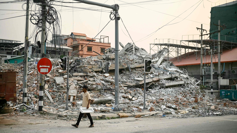 0QWS3MK5YG5QPEUS5JOT - Thế Giới Trong Tầm Tay Đội Cứu Hộ Trung Quốc Cung Cấp Hỗ Trợ Quan Trọng Tại Khu Vực Động Đất Mandalay