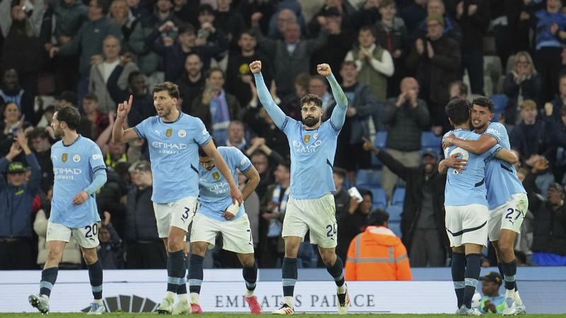 Bàn thắng tuyệt đẹp phút cuối của Nunes nâng Man City 2-1 trước Aston Villa Bàn thắng tuyệt đẹp phút cuối của Nunes nâng Man City 2-1 trước Aston Villa