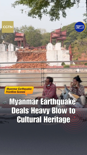 Động đất Myanmar làm rung chuyển các di tích lịch sử Động đất Myanmar làm rung chuyển các di tích lịch sử video poster