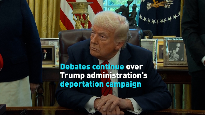 Cuộc tranh luận về chiến dịch trục xuất của Trump nóng lên Cuộc tranh luận về chiến dịch trục xuất của Trump nóng lên video poster