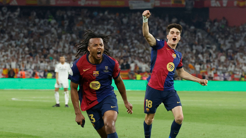 Kounde ghi bàn quyết định hiệp phụ, giành Copa del Rey cho Barcelona Kounde ghi bàn quyết định hiệp phụ, giành Copa del Rey cho Barcelona