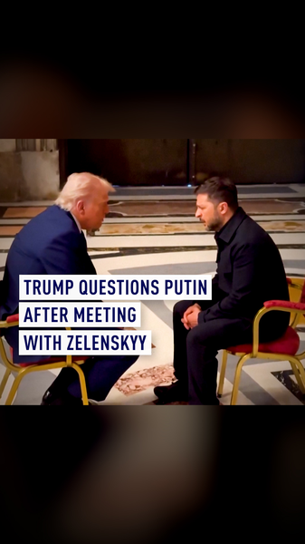Trump và Zelenskyy gặp nhau tại Rome để tìm kiếm hòa bình Ukraine Trump và Zelenskyy gặp nhau tại Rome để tìm kiếm hòa bình Ukraine video poster
