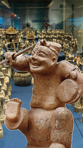 Người chơi trống thời Hán 2000 năm tuổi tung nhịp rap tiếng Anh video poster