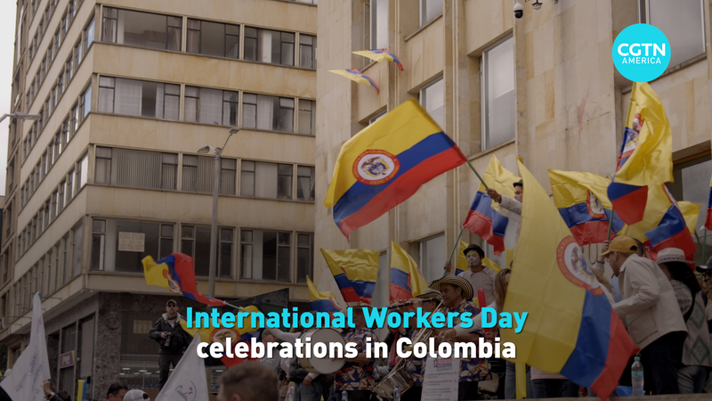 Colombia đoàn kết vào Ngày Quốc tế Lao động với các cuộc tuần hành lớn Colombia đoàn kết vào Ngày Quốc tế Lao động với các cuộc tuần hành lớn video poster