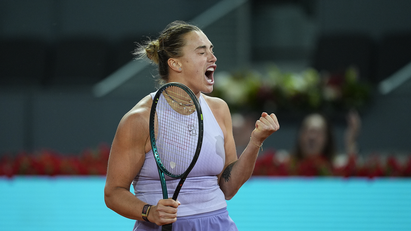 GMO3ENJDZMQK1C4R6W1M - Thế Giới Trong Tầm Tay Sabalenka, Swiatek Tiến vào Bán Kết Madrid Open
