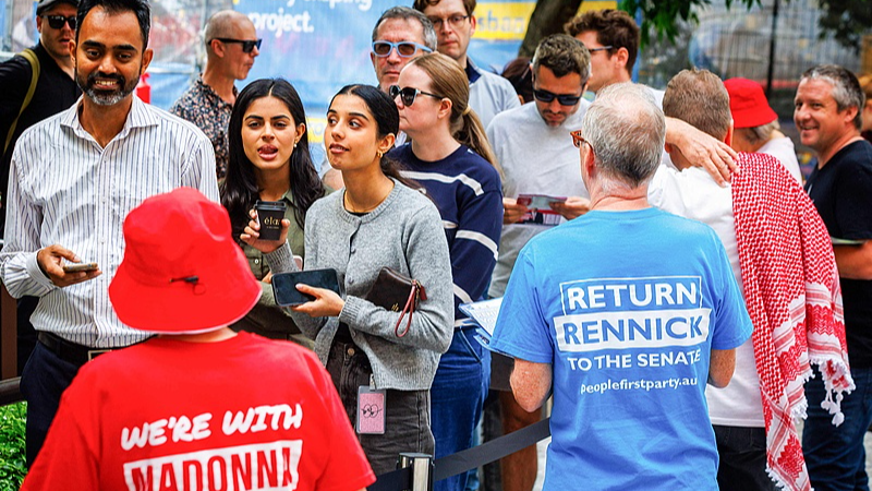 HRCLRTZKIG0C573ONN5H - Thế Giới Trong Tầm Tay Bầu cử Úc: Những bài phát biểu cuối cùng từ Thủ tướng & Lãnh đạo Đối lập