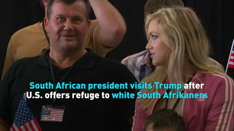 Ramaphosa muốn thiết lập lại quan hệ với Mỹ giữa tranh cãi về người tị nạn Ramaphosa muốn thiết lập lại quan hệ với Mỹ giữa tranh cãi về người tị nạn video poster