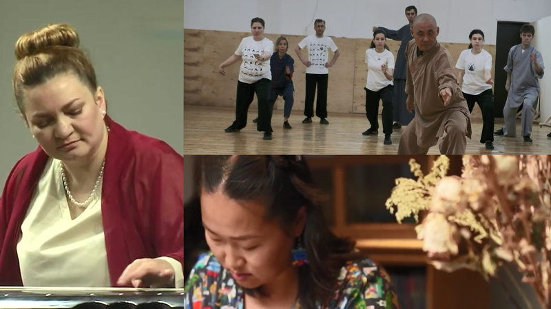 Nghệ thuật, Âm nhạc & Võ thuật Kết hợp Truyền thống Trung Hoa & Sáng tạo Nga video poster