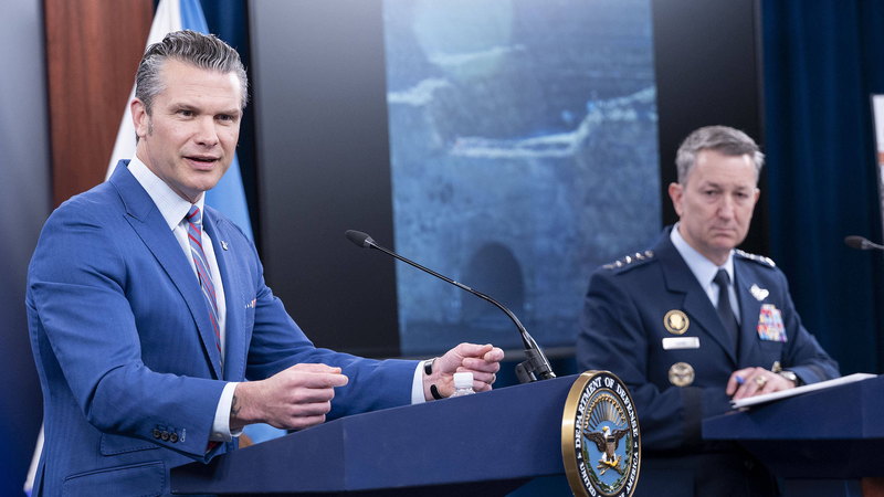 Bộ trưởng Quốc phòng Mỹ: Không có thông tin tình báo về việc Iran di chuyển uranium giữa các cuộc tấn công