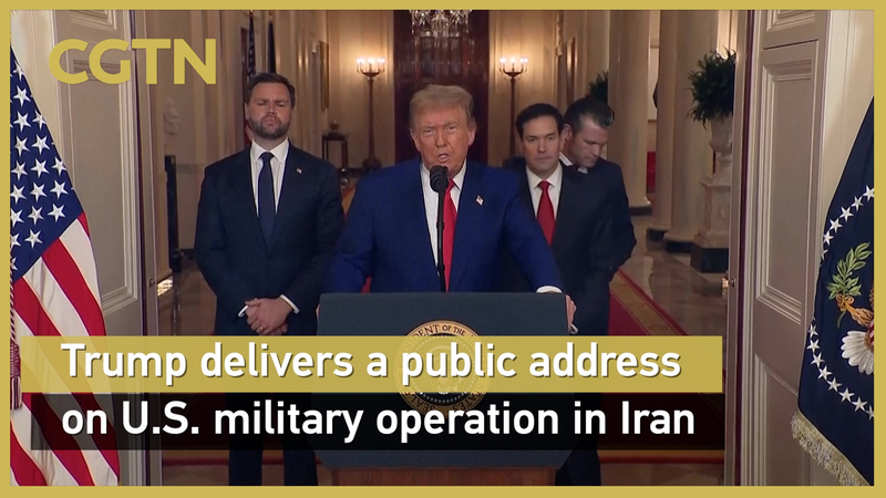 Trump ca ngợi chiến dịch của Mỹ ở Iran là một chiến thắng ngoạn mục Trump ca ngợi chiến dịch của Mỹ ở Iran là một chiến thắng ngoạn mục video poster