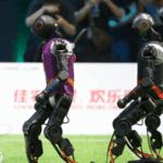 Đại học Tsinghua chiến thắng trong trận bóng đá người máy 3x3 đầu tiên