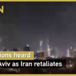 GUN8ETBEUSBPQNH2LW4U - Thế Giới Trong Tầm Tay Vụ nổ rung chuyển Tel Aviv khi Iran phóng hàng chục tên lửa video poster