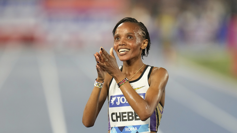 Chebet chạy 5.000m nhanh thứ hai trong lịch sử tại Rome Diamond League Chebet chạy 5.000m nhanh thứ hai trong lịch sử tại Rome Diamond League