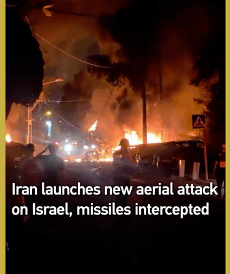 Tấn công tên lửa mới của Iran vào Israel: Tên lửa bị đánh chặn Tấn công tên lửa mới của Iran vào Israel: Tên lửa bị đánh chặn video poster