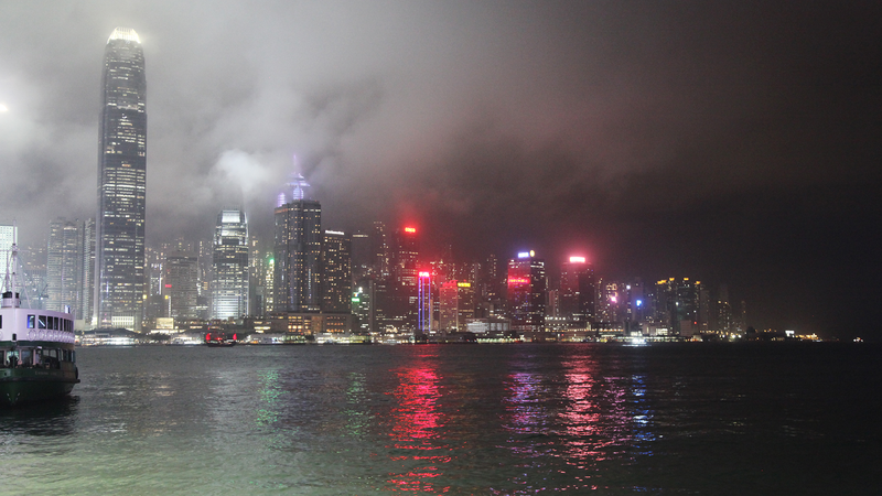 Phép thuật đêm của Victoria Harbor trong vài giây Phép thuật đêm của Victoria Harbor trong vài giây video poster