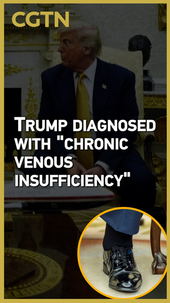 Trump được chẩn đoán mắc bệnh tĩnh mạch lành tính thông thường Trump được chẩn đoán mắc bệnh tĩnh mạch lành tính thông thường video poster