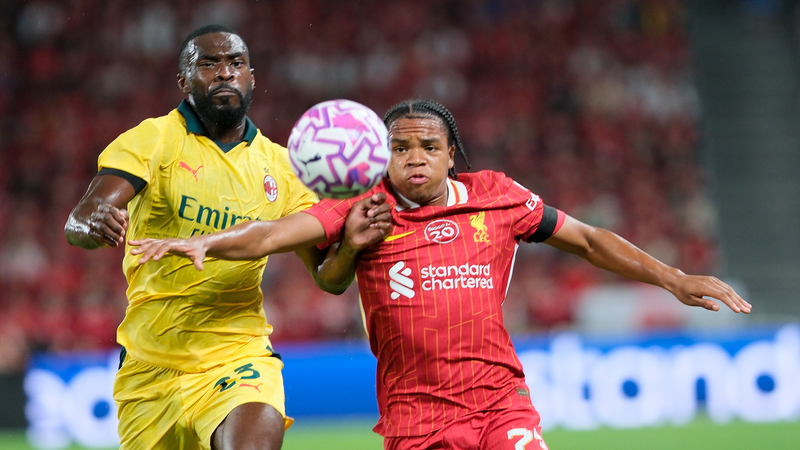L3YATMKF5FNQMGFJ3JLM - Thế Giới Trong Tầm Tay AC Milan đánh bại Liverpool 4-2 trong trận đấu tiền mùa giải tại Hong Kong
