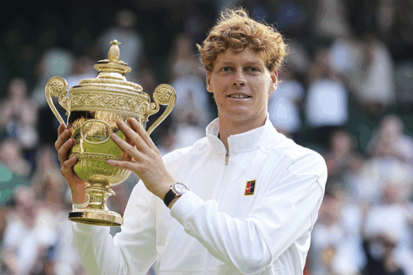 Sinner đánh bại Alcaraz để giành danh hiệu Wimbledon Sinner đánh bại Alcaraz để giành danh hiệu Wimbledon