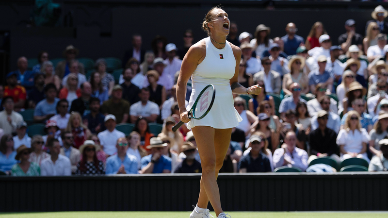 Sabalenka chiến đấu để vào bán kết Wimbledon Sabalenka chiến đấu để vào bán kết Wimbledon
