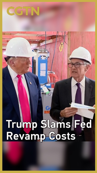 Trump chỉ trích Fed về chi phí cải tạo: $3.1B so với $2.7B Trump chỉ trích Fed về chi phí cải tạo: $3.1B so với $2.7B video poster
