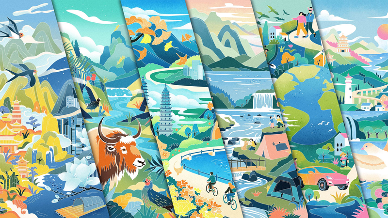 Bước nhảy xanh của Trung Quốc: Từ du lịch sinh thái đến năng lượng mới