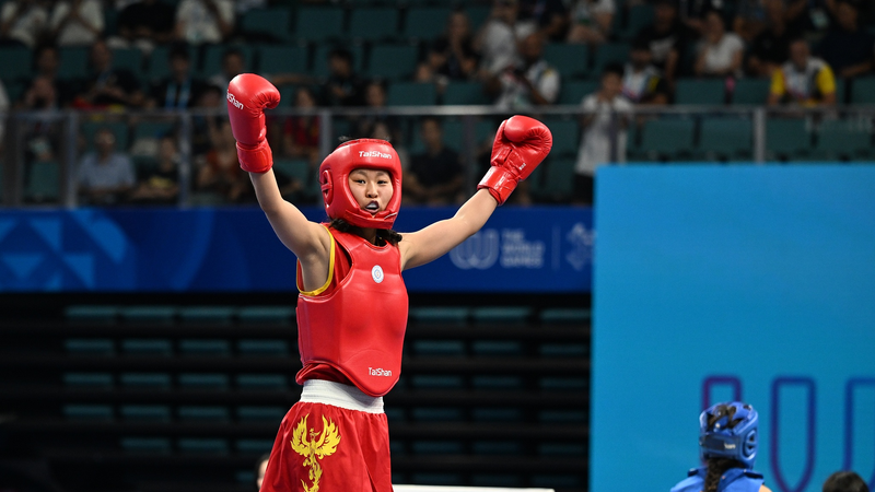 Trung Quốc thống trị wushu sanda tại Đại hội Thể thao Thế giới Thành Đô với 3 huy chương vàng Trung Quốc thống trị wushu sanda tại Đại hội Thể thao Thế giới Thành Đô với 3 huy chương vàng