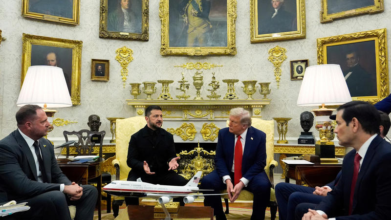 Trump đề xuất cuộc đàm phán hòa bình ba bên với Putin, Zelenskyy và châu Âu Trump đề xuất cuộc đàm phán hòa bình ba bên với Putin, Zelenskyy và châu Âu video poster