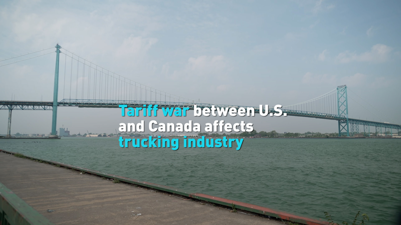 Lệnh Thuế Quan của Mỹ Làm Xáo Trộn Ngành Vận Tải Mỹ-Canada video poster
