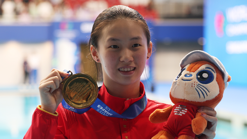 Ngôi sao lặn Chen Yuxi giành huy chương vàng thứ tư tại Singapore Ngôi sao lặn Chen Yuxi giành huy chương vàng thứ tư tại Singapore