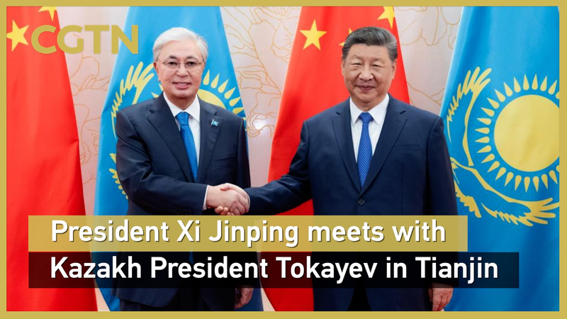 Tập Cận Bình Gặp Lãnh Đạo Kazakhstan Tokayev ở Thiên Tân Tập Cận Bình Gặp Lãnh Đạo Kazakhstan Tokayev ở Thiên Tân video poster