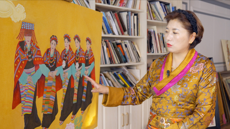 Sonam Pema làm sống lại tranh vải Tây Tạng với phong cách hiện đại Sonam Pema làm sống lại tranh vải Tây Tạng với phong cách hiện đại video poster