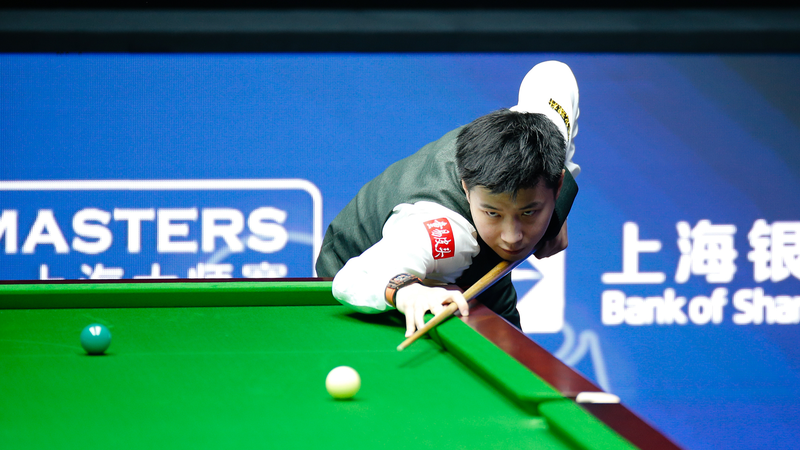 Zhao Xintong thống trị Ding tại cuộc đối đầu Masters Shanghai Zhao Xintong thống trị Ding tại cuộc đối đầu Masters Shanghai