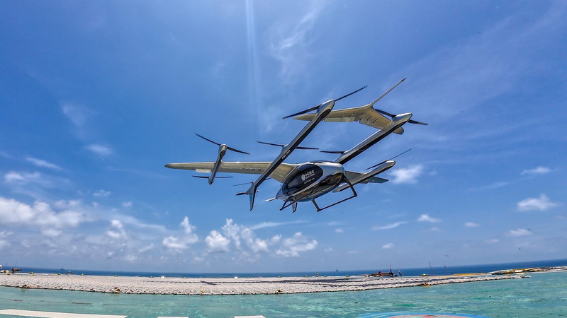 Máy bay eVTOL 2 tấn thực hiện chuyến giao hàng ngoài khơi đầu tiên Máy bay eVTOL 2 tấn thực hiện chuyến giao hàng ngoài khơi đầu tiên