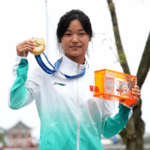 Xu Lu bay đến huy chương vàng trong môn Wakeboard tự do nữ tại World Games