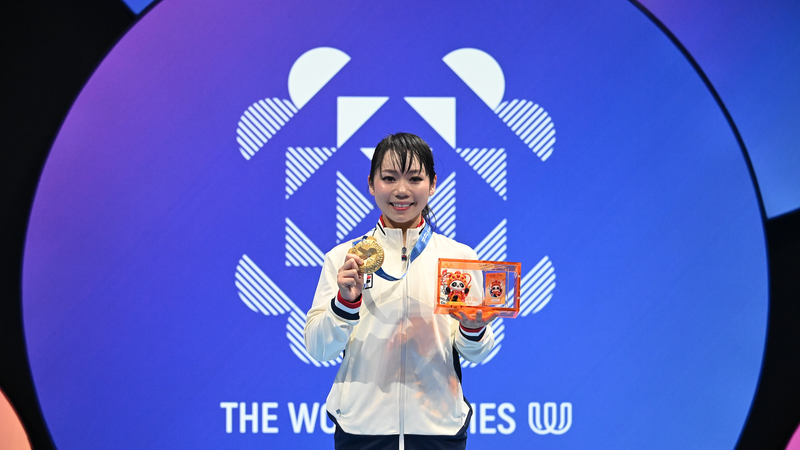 Lưu Mộ Thượng của Hồng Kông giành huy chương vàng lịch sử tại Đại hội Thể thao Thế giới Thành Đô Lưu Mộ Thượng của Hồng Kông giành huy chương vàng lịch sử tại Đại hội Thể thao Thế giới Thành Đô
