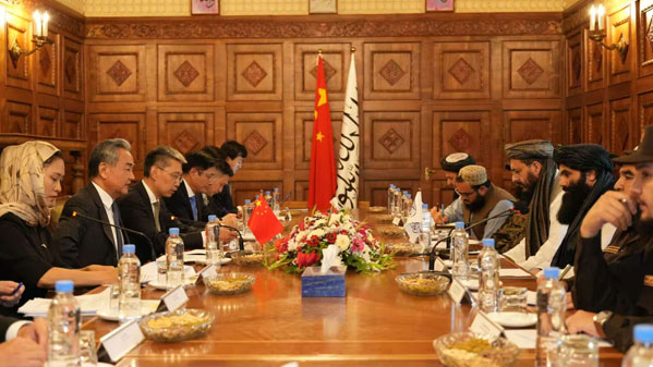 Bộ trưởng Ngoại giao Trung Quốc Vương Nghị gặp Bộ trưởng Nội vụ Afghanistan tại Kabul Bộ trưởng Ngoại giao Trung Quốc Vương Nghị gặp Bộ trưởng Nội vụ Afghanistan tại Kabul