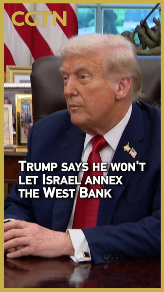 Trump cam kết ngăn chặn việc Israel sáp nhập Bờ Tây Trump cam kết ngăn chặn việc Israel sáp nhập Bờ Tây video poster