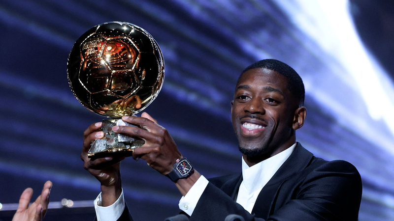 Ousmane Dembele giành Ballon d’Or 2024-25, vượt qua Lamine Yamal Ousmane Dembele giành Ballon d’Or 2024-25, vượt qua Lamine Yamal