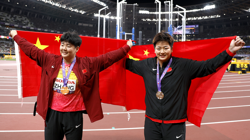 Zhao và Zhang giành Huy chương Bạc và Đồng tại Giải Điền kinh Thế giới ở Tokyo Zhao và Zhang giành Huy chương Bạc và Đồng tại Giải Điền kinh Thế giới ở Tokyo