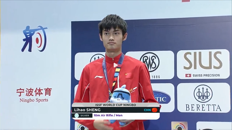Sheng Lihao giành huy chương bạc khi Sollazzo phá kỷ lục tại ISSF Ningbo Sheng Lihao giành huy chương bạc khi Sollazzo phá kỷ lục tại ISSF Ningbo