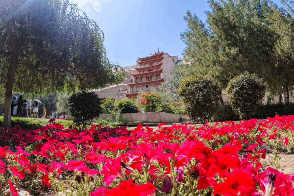 Hang Động Mogao Tỏa Sáng Trong Ánh Sáng Mùa Thu Của Dunhuang Hang Động Mogao Tỏa Sáng Trong Ánh Sáng Mùa Thu Của Dunhuang