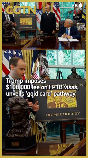 Phí 100 nghìn đô H-1B của Trump và lộ trình nhanh ‘Thẻ vàng’ 1 triệu đô Phí 100 nghìn đô H-1B của Trump và lộ trình nhanh 'Thẻ vàng' 1 triệu đô video poster