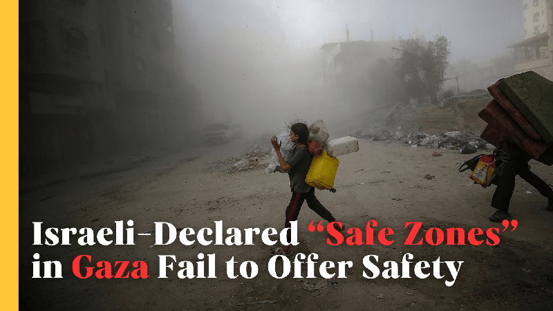 Các Khu Vực Được Tuyên Bố Là An Toàn Ở Gaza Không Bảo Vệ Người Palestine Các Khu Vực Được Tuyên Bố Là An Toàn Ở Gaza Không Bảo Vệ Người Palestine video poster