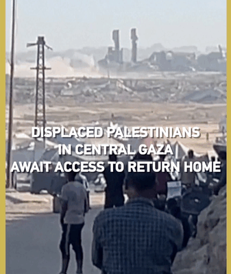 Lệnh Ngừng Bắn Mang Lại Hy Vọng: Các Gia Đình Phải Rời Bỏ Nhà Ở Gaza Trung Tâm Mong Ngày Trở Về Lệnh Ngừng Bắn Mang Lại Hy Vọng: Các Gia Đình Phải Rời Bỏ Nhà Ở Gaza Trung Tâm Mong Ngày Trở Về video poster