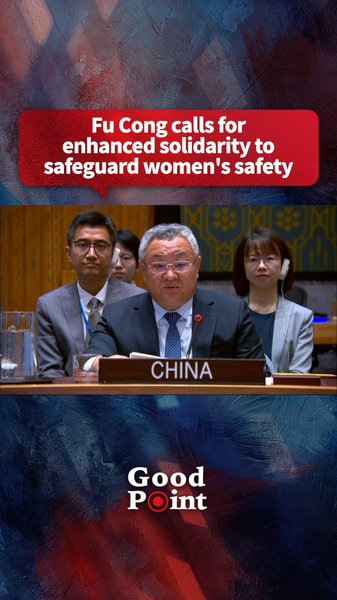 Ông Fu Cong của LHQ kêu gọi đoàn kết toàn cầu để bảo vệ an toàn phụ nữ video poster