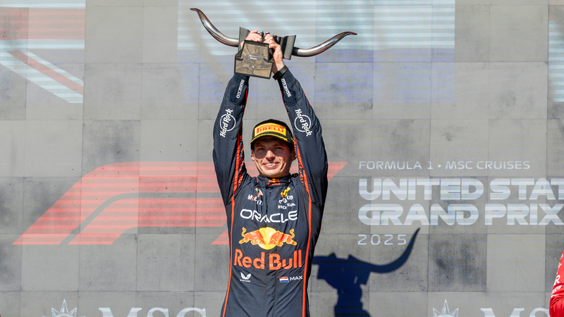 Verstappen thống trị GP Mỹ, cắt giảm khoảng cách danh hiệu F1 Verstappen thống trị GP Mỹ, cắt giảm khoảng cách danh hiệu F1