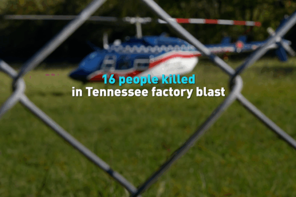 Vụ Nổ Tại Nhà Máy Đạn Dược Tennessee Làm 16 Người Chết, Cộng Đồng Đối Mặt Với Nỗi Đau Mới Vụ Nổ Tại Nhà Máy Đạn Dược Tennessee Làm 16 Người Chết, Cộng Đồng Đối Mặt Với Nỗi Đau Mới video poster