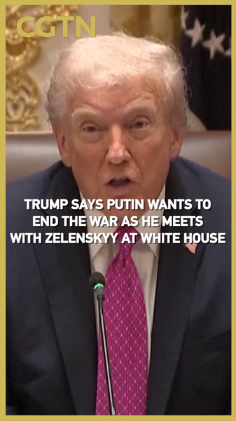 Trump gặp gỡ Zelenskyy, tuyên bố Putin muốn hòa bình video poster
